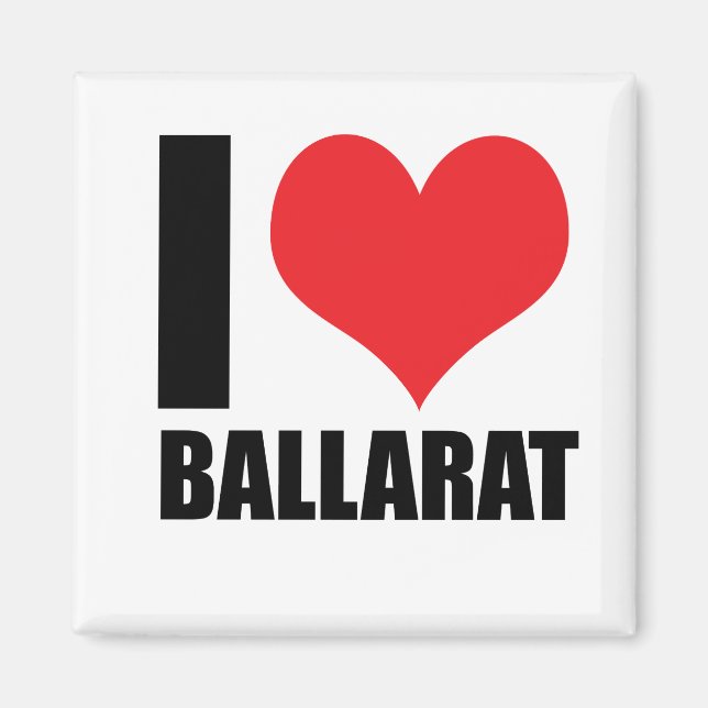 Imã Eu amo Ballarat (Frente)