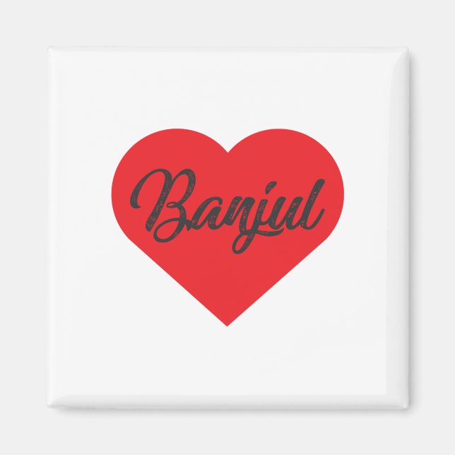 Imã Eu Amo Banjul - A Gâmbia (Frente)