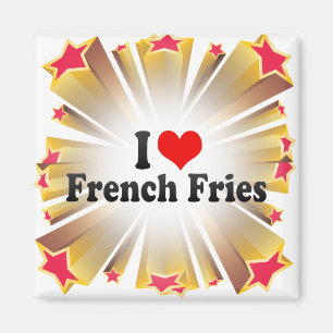 Imã Eu amo batatas fritas