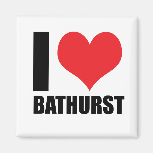 Imã Eu amo Bathurst (Frente)