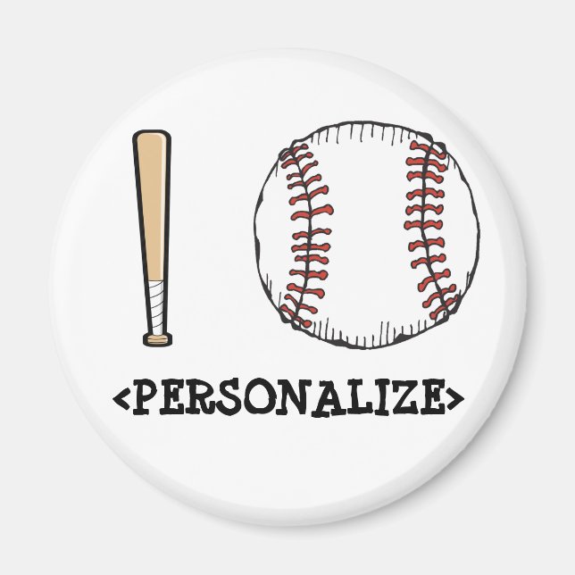 Imã Eu Amo (Beisebol), <PERSONALIZE> (Frente)