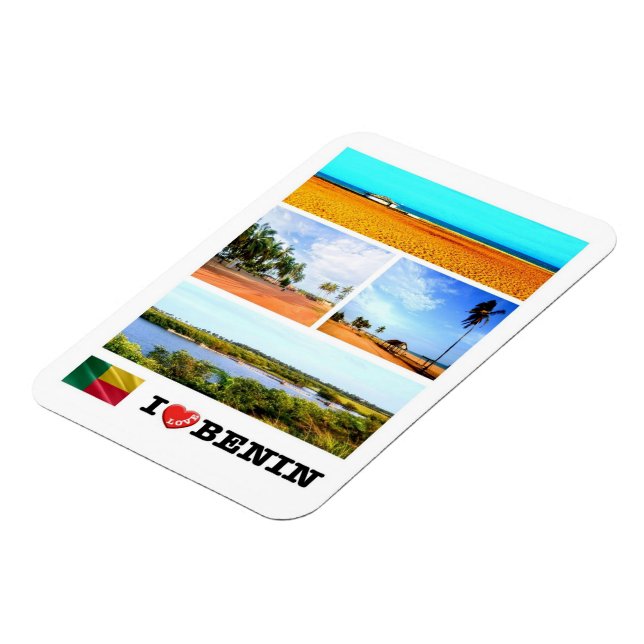 ÍMÃ EU AMO BENIN - MAGNET (Left Side)