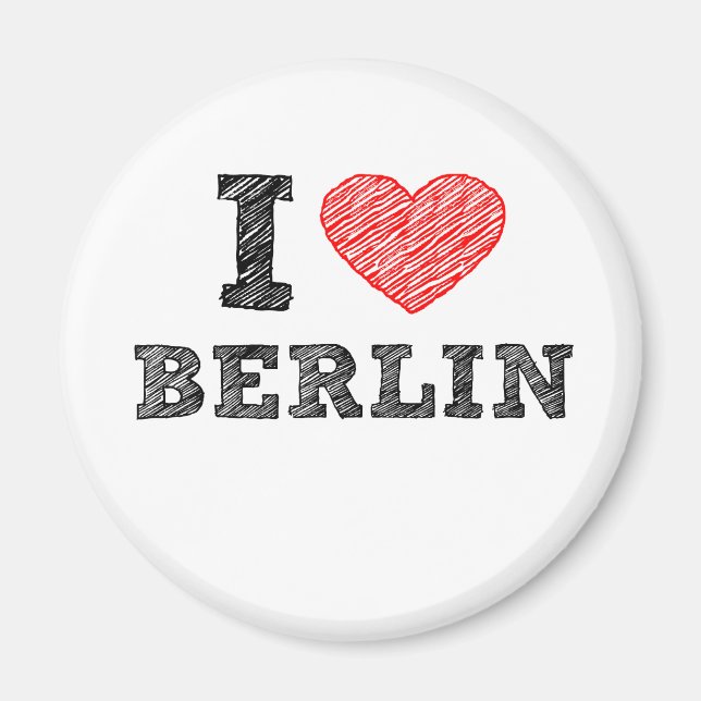 Imã Eu Amo Berlim (Frente)