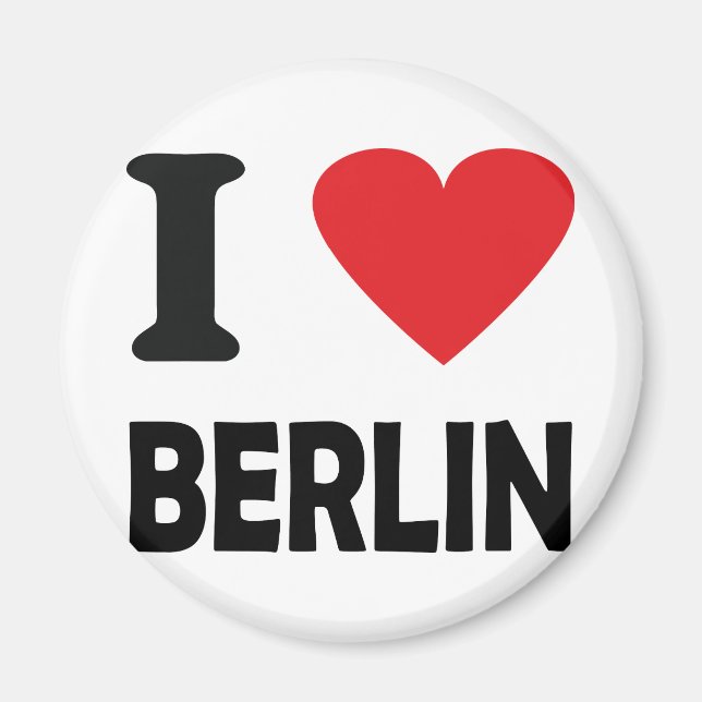 Imã eu amo berlin (Frente)