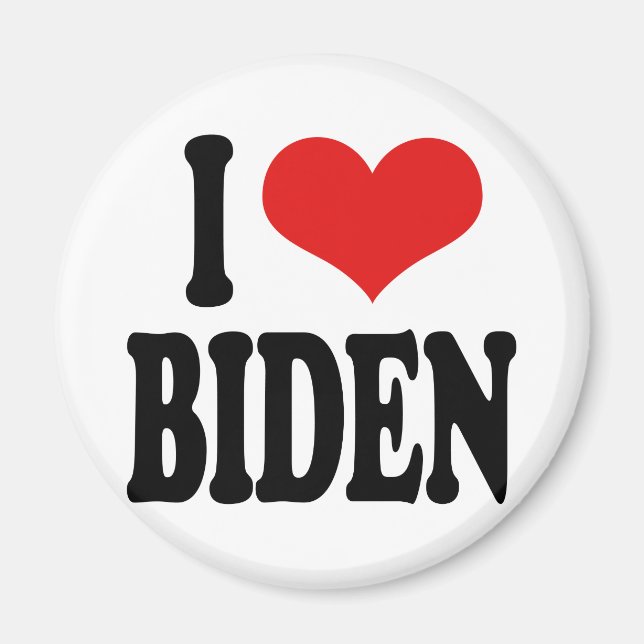 Imã Eu Amo Biden (Frente)