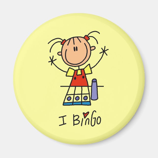 Imã Eu Amo Bingo (Frente)