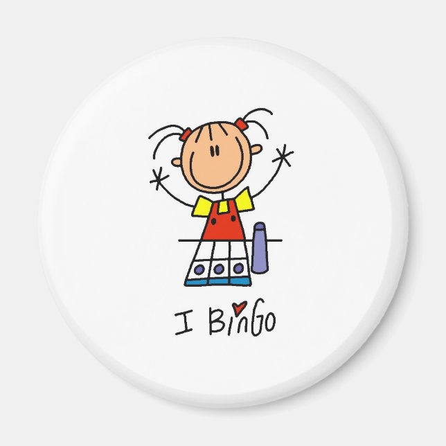 Imã Eu Amo Bingo (Frente)