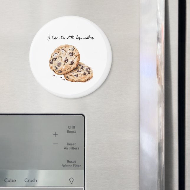 Imã Eu amo biscoitos de chocolate chip   (In Situ (Fridge))