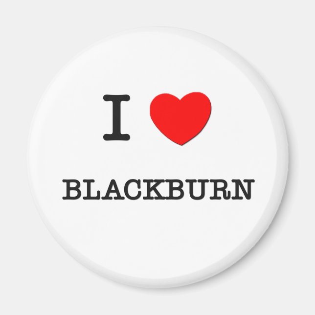 Imã Eu Amo Blackburn (Frente)