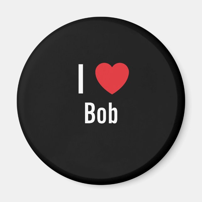Imã Eu amo Bob (Frente)