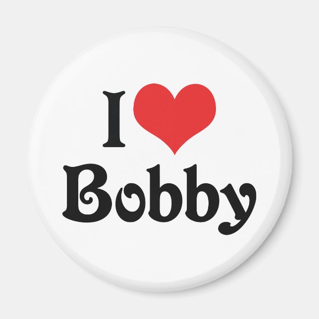 Imã Eu Amo Bobby (Frente)