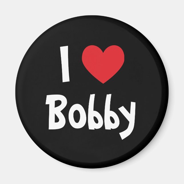 Imã Eu Amo Bobby (Frente)