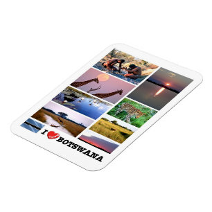 Ímã EU AMO Botsuana - Magnet