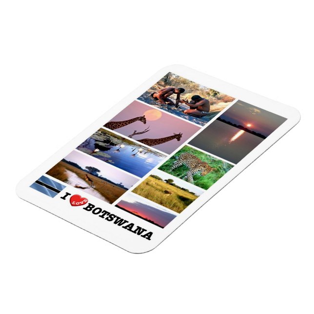 Ímã EU AMO Botsuana - Magnet (Left Side)