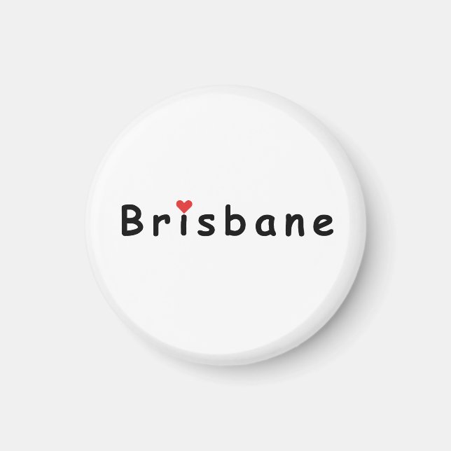 Imã Eu amo Brisbane (Frente)