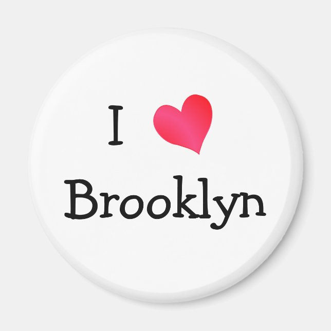 Imã Eu Amo Brooklyn (Frente)