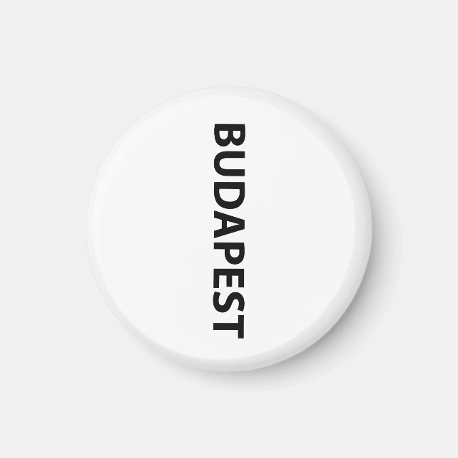 Imã Eu amo Budapest (Frente)