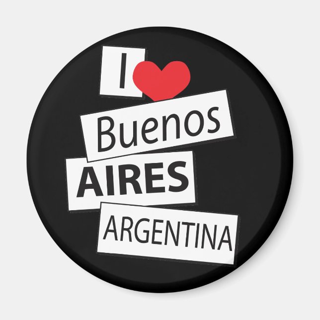 Imã Eu Amo Buenos Aires (Frente)