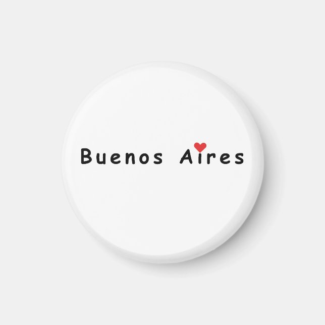 Imã Eu amo Buenos Aires (Frente)
