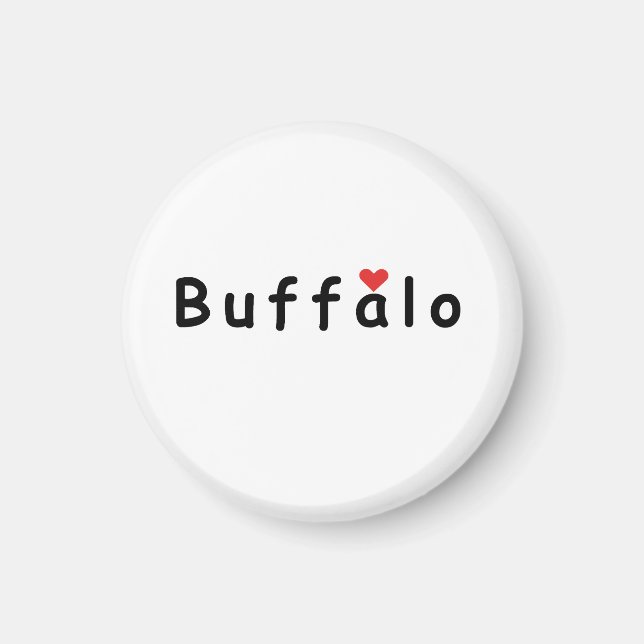 Imã Eu amo Buffalo (Frente)