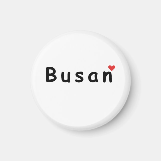 Imã Eu amo Busan (Frente)