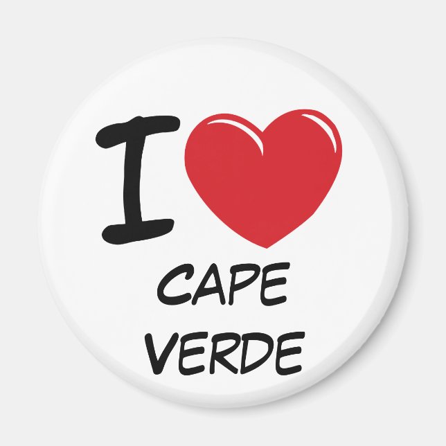 Imã Eu amo Cabo Verde (Frente)