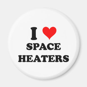 Imã Eu amo calefatores de espaço