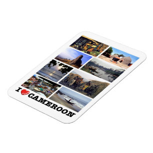 Ímã EU AMO Camarões - Magnet