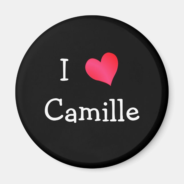 Imã Eu Amo Camille (Frente)