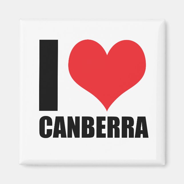 Imã Eu amo Canberra (Frente)