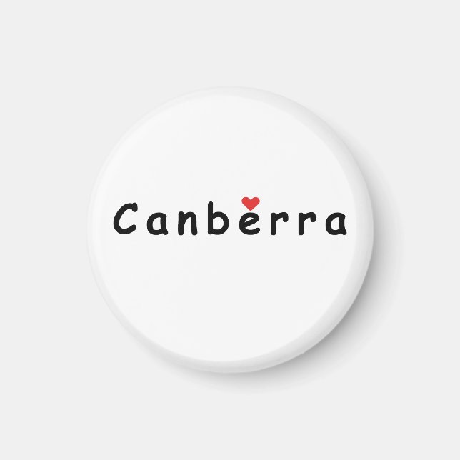 Imã Eu amo Canberra (Frente)