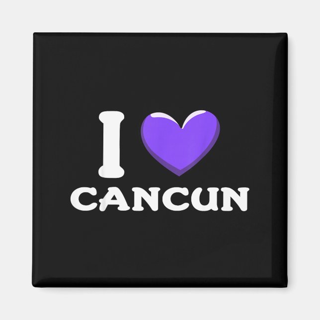 Imã Eu Amo Cancun México _1 (Frente)