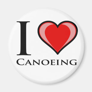 Imã Eu amo Canoeing