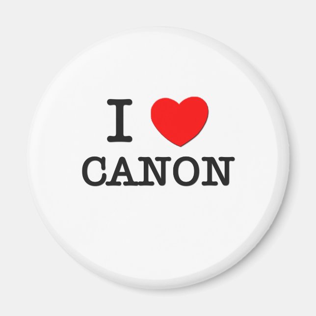Imã Eu Amo Canon (Frente)