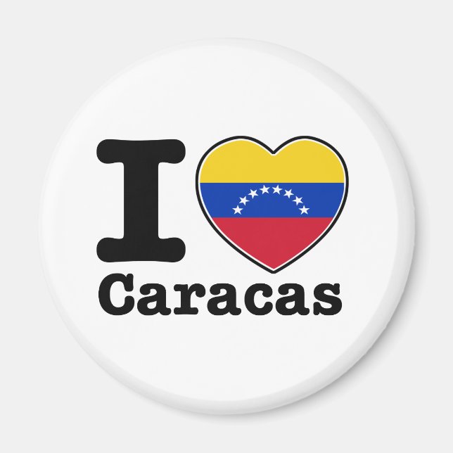 Imã Eu amo Caracas (Frente)