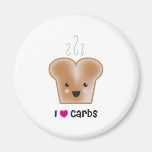 Imã Eu Amo Carboidratos