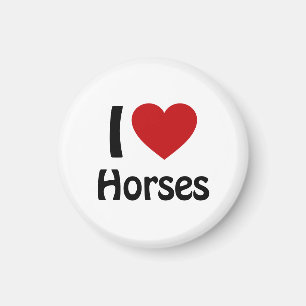 Imã Eu amo Cavalos