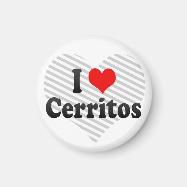 Imã Eu Amo Cerritos, Estados Unidos (Frente)