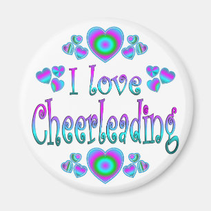Imã Eu amo Cheerleading