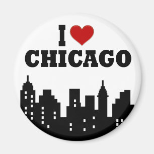 Imã Eu amo Chicago