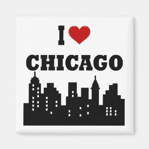 Imã Eu amo Chicago