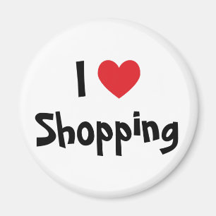 Imã Eu Amo Compras