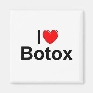 Imã Eu amo (coração) Botox