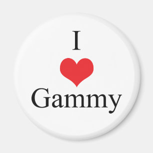 Imã Eu amo (coração) Gammy