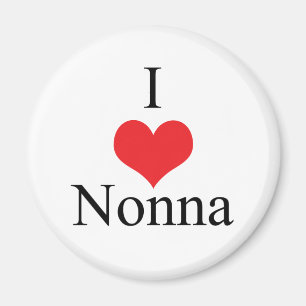 Imã Eu amo (coração) Nonna