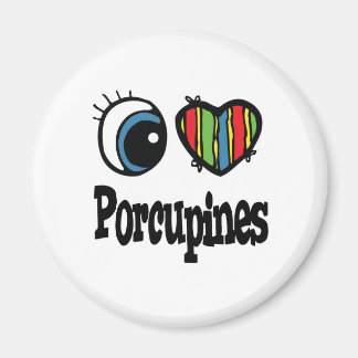 Imã Eu Amo (Coração) Porcos-espinhos