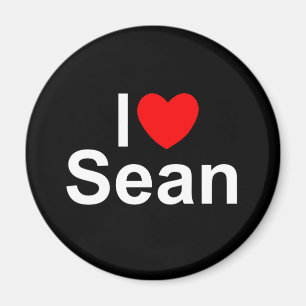 Imã Eu amo (coração) Sean