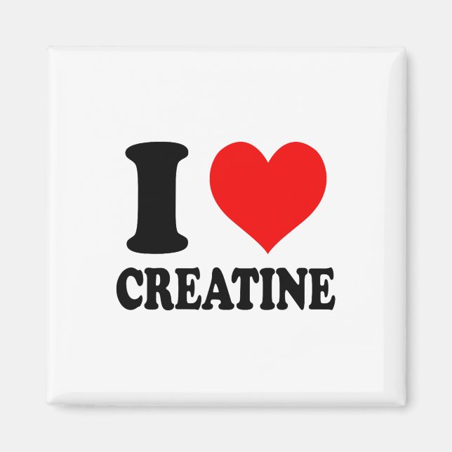 Imã Eu Amo Creatina  (Frente)