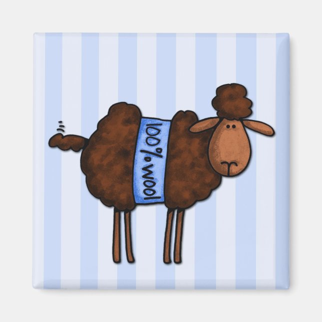 Imã eu amo crochet (Frente)