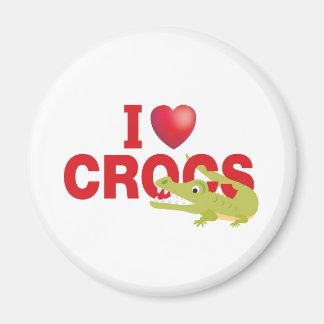 Imã eu amo crocs